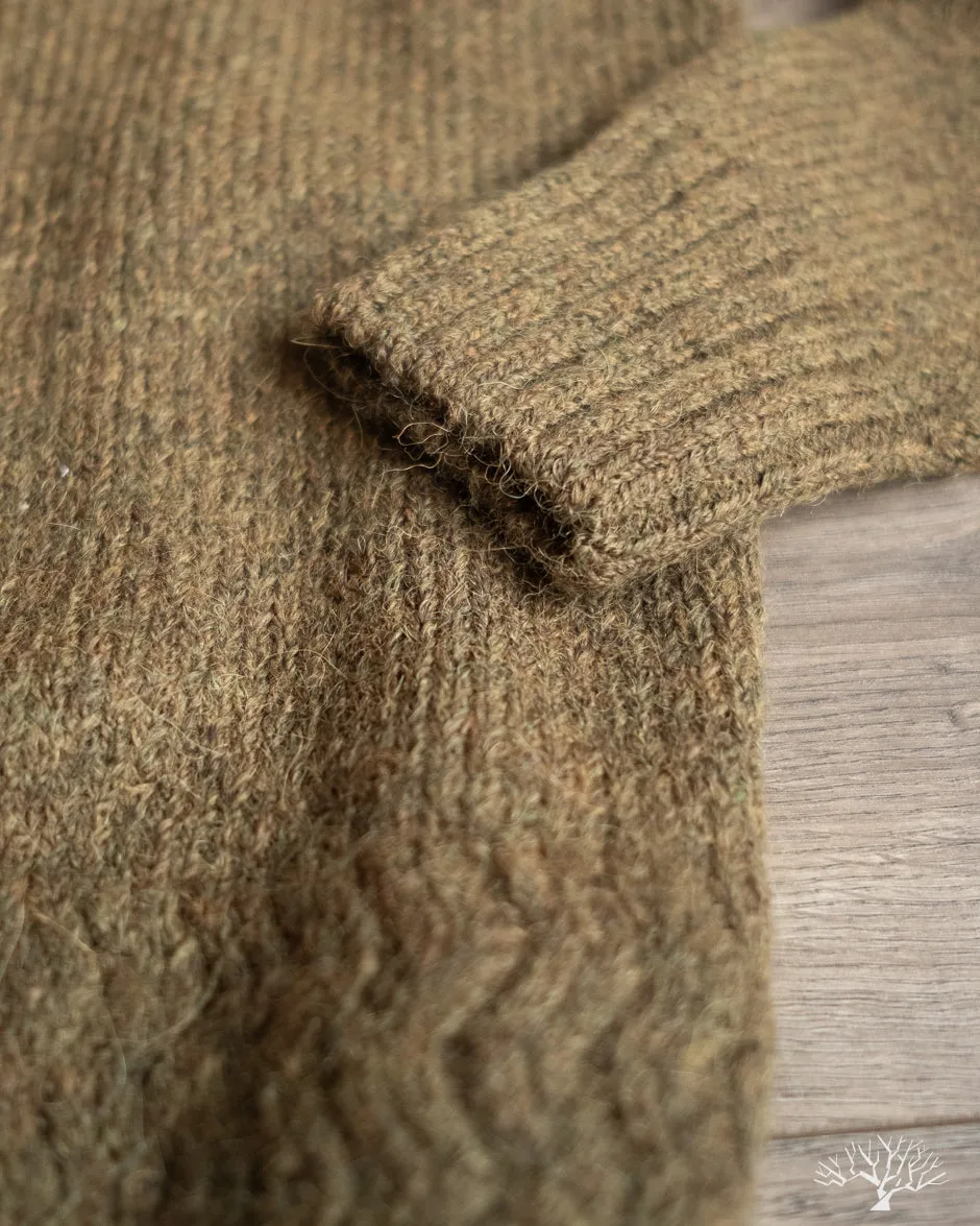 Alpaca Crewneck Sweater - Forest