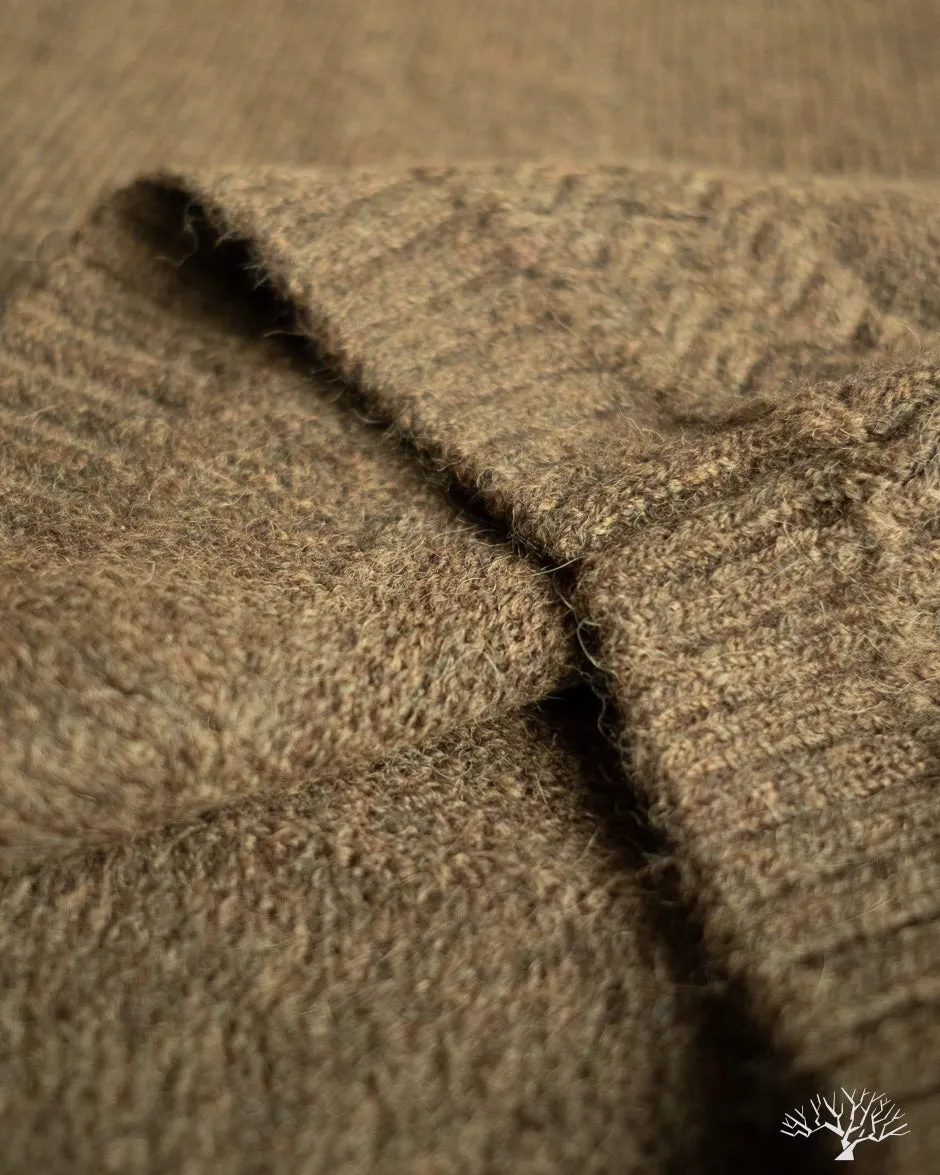 Alpaca Crewneck Sweater - Forest