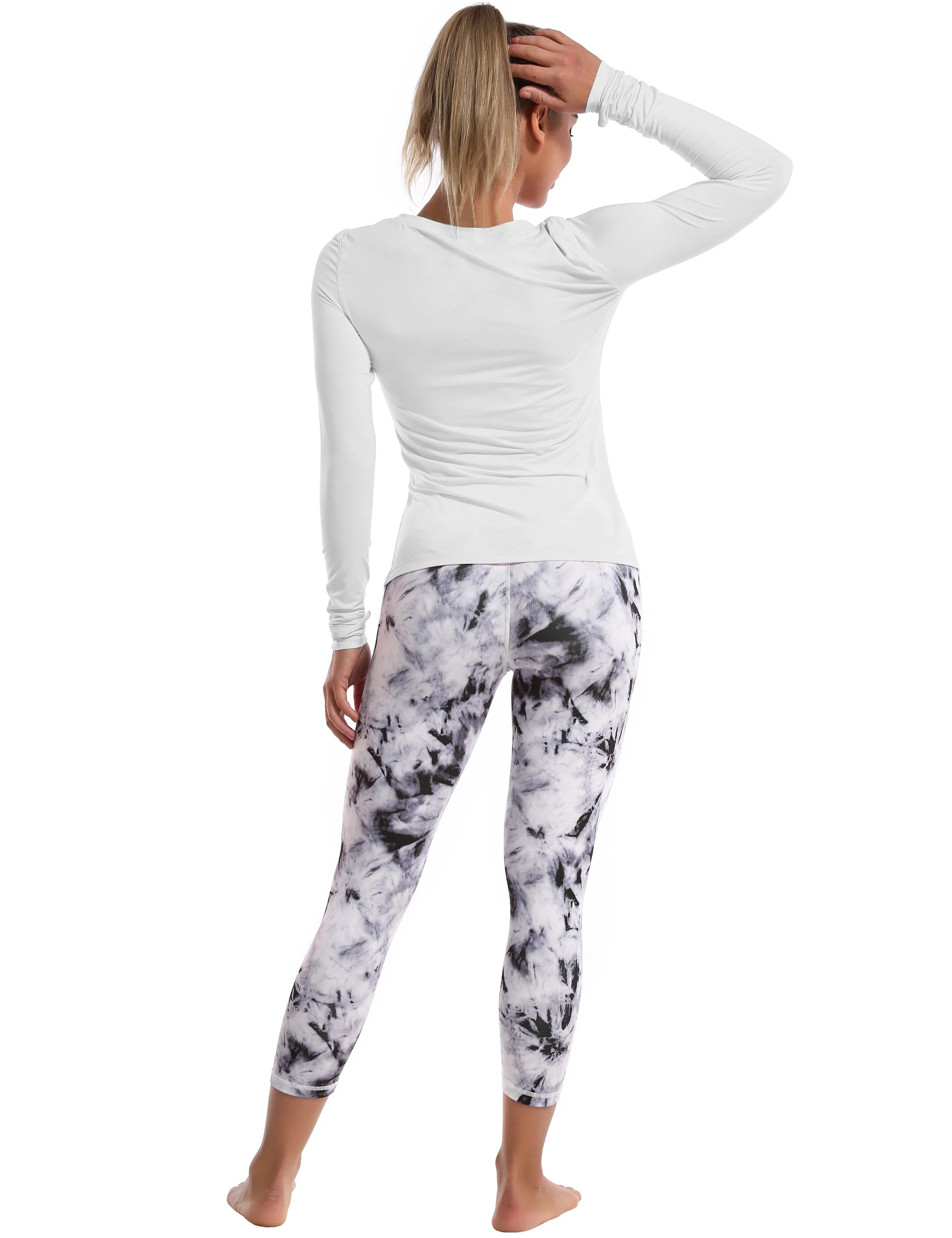 Athlete Long Sleeve Tops lightgray