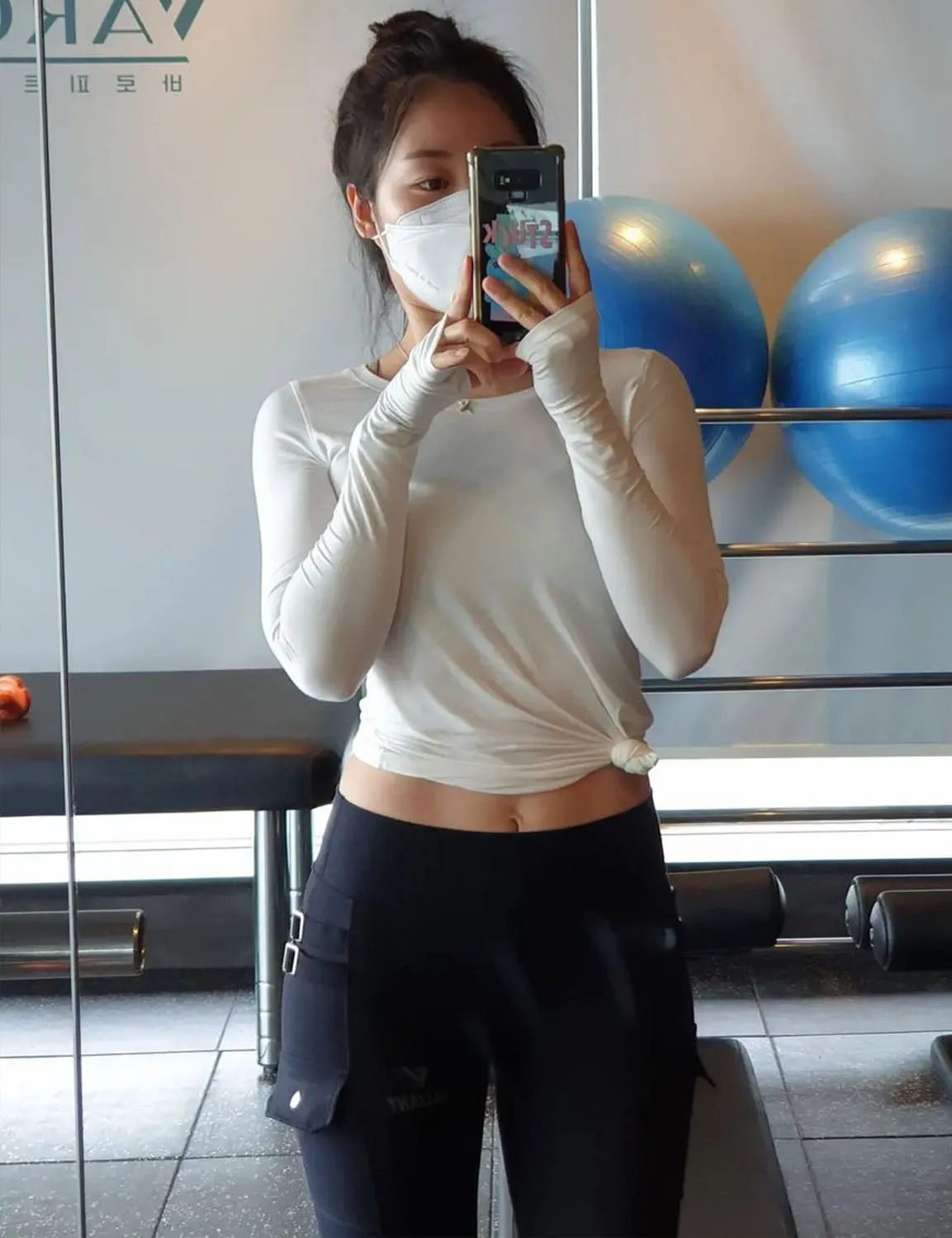 Athlete Long Sleeve Tops white ins_Tall Size