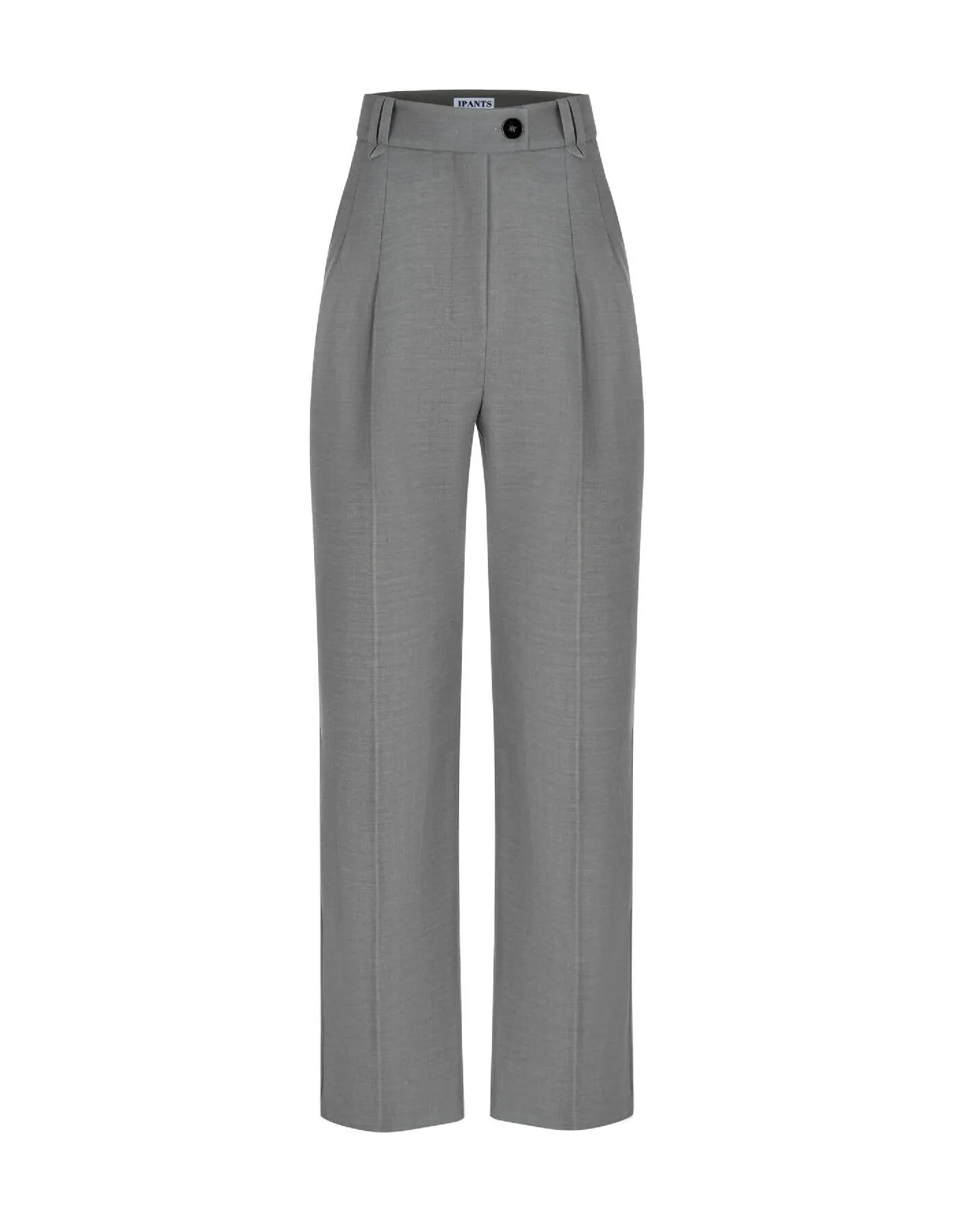 Brown Straight Fit Pants