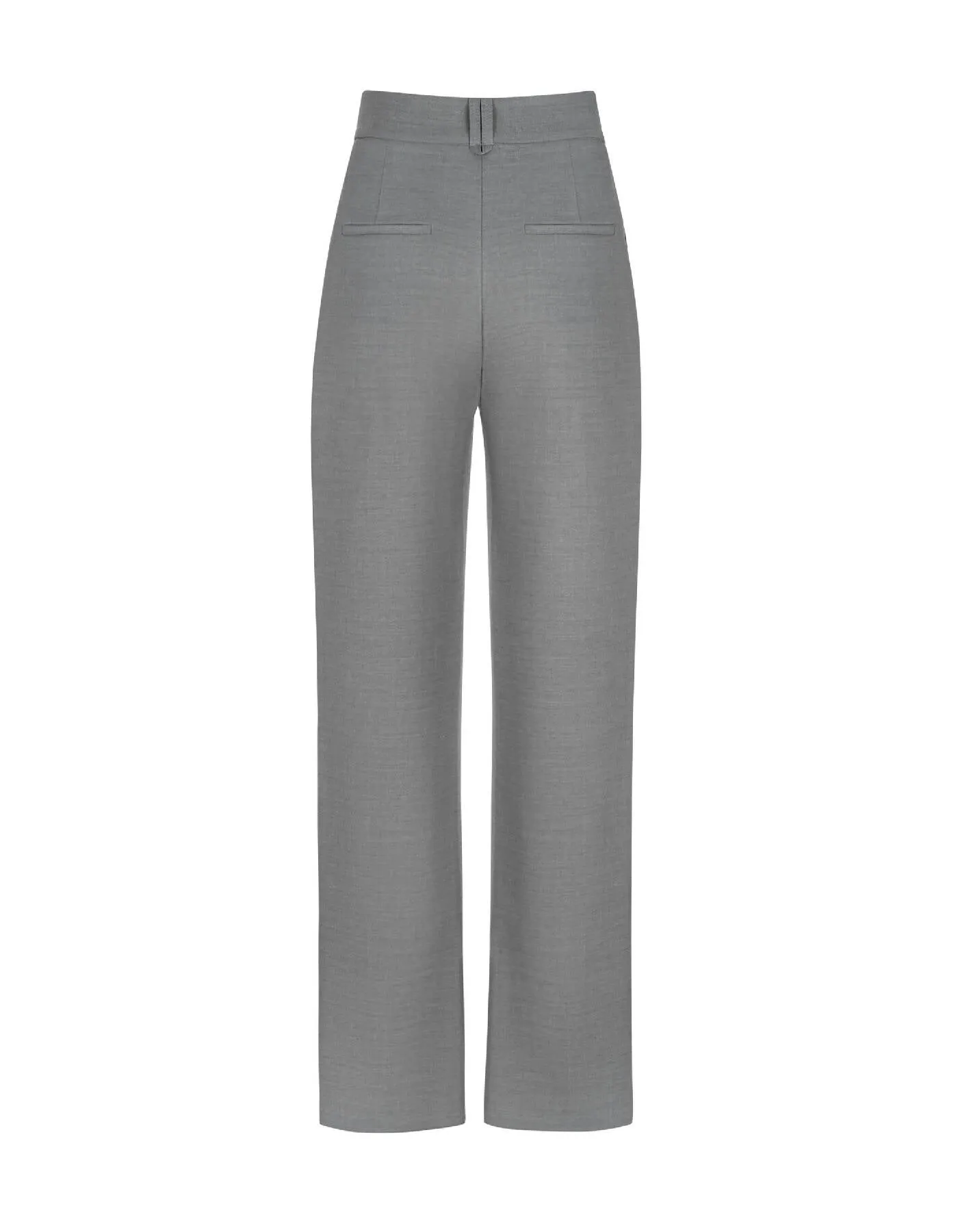 Brown Straight Fit Pants