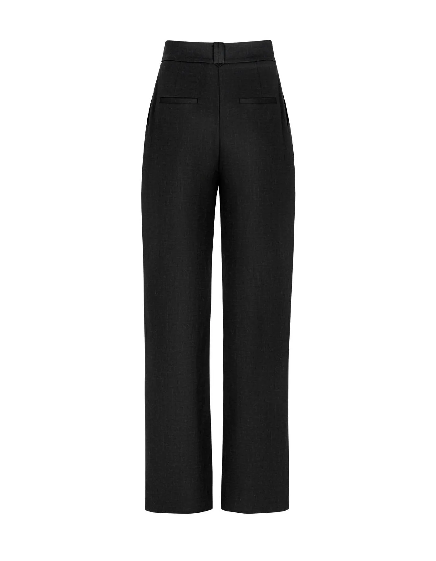 Brown Straight Fit Pants