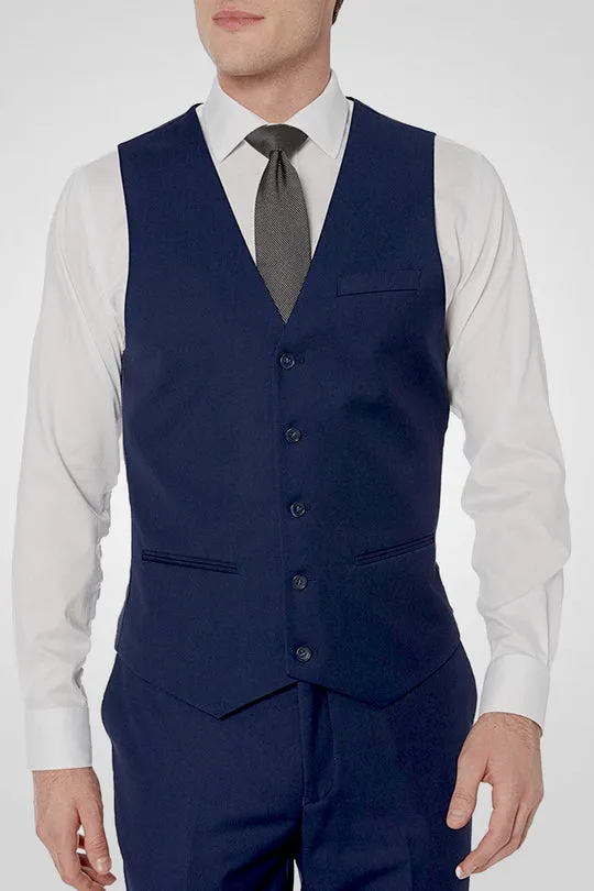Caravelli S600512V 3Pcs Modern Fit Suit Midnight Blue-60