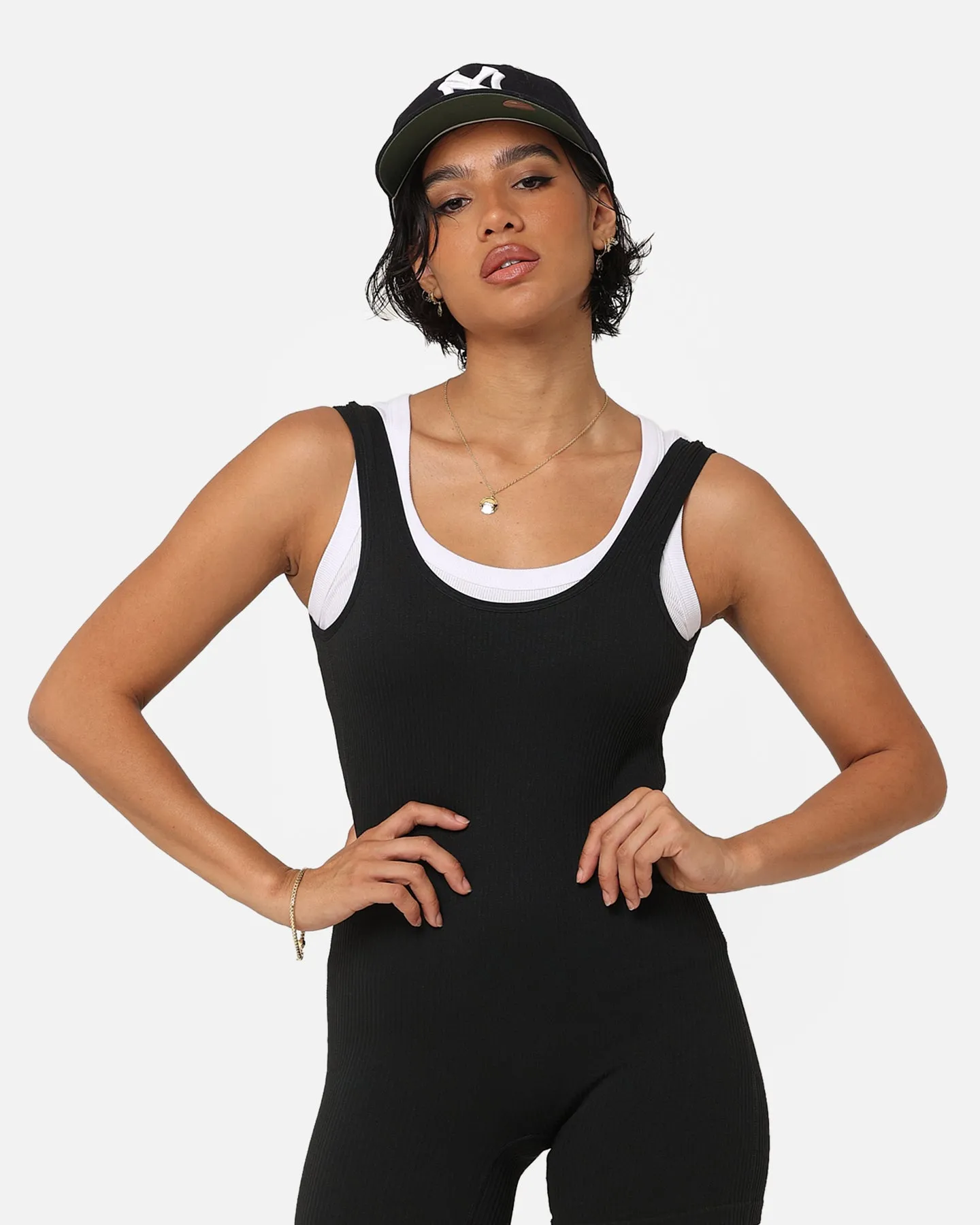 Champion Women's Life Seamless All In One Playsuit Black