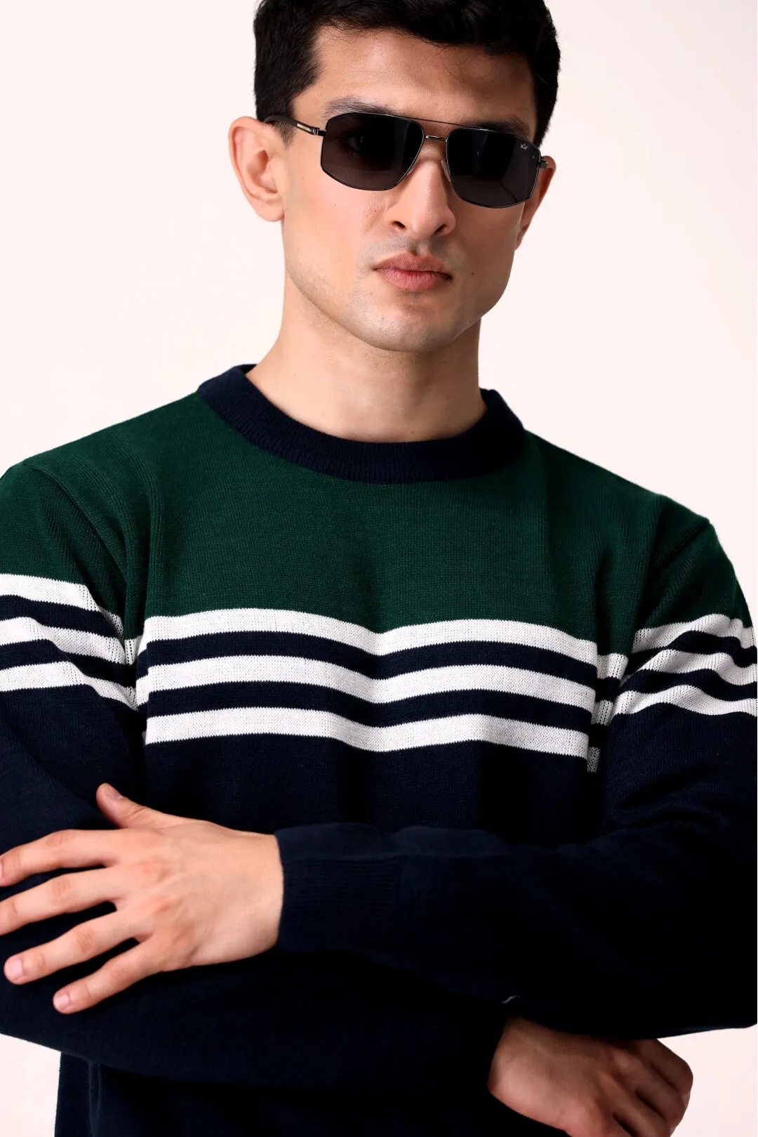 COLOR BLOCK SWEATER