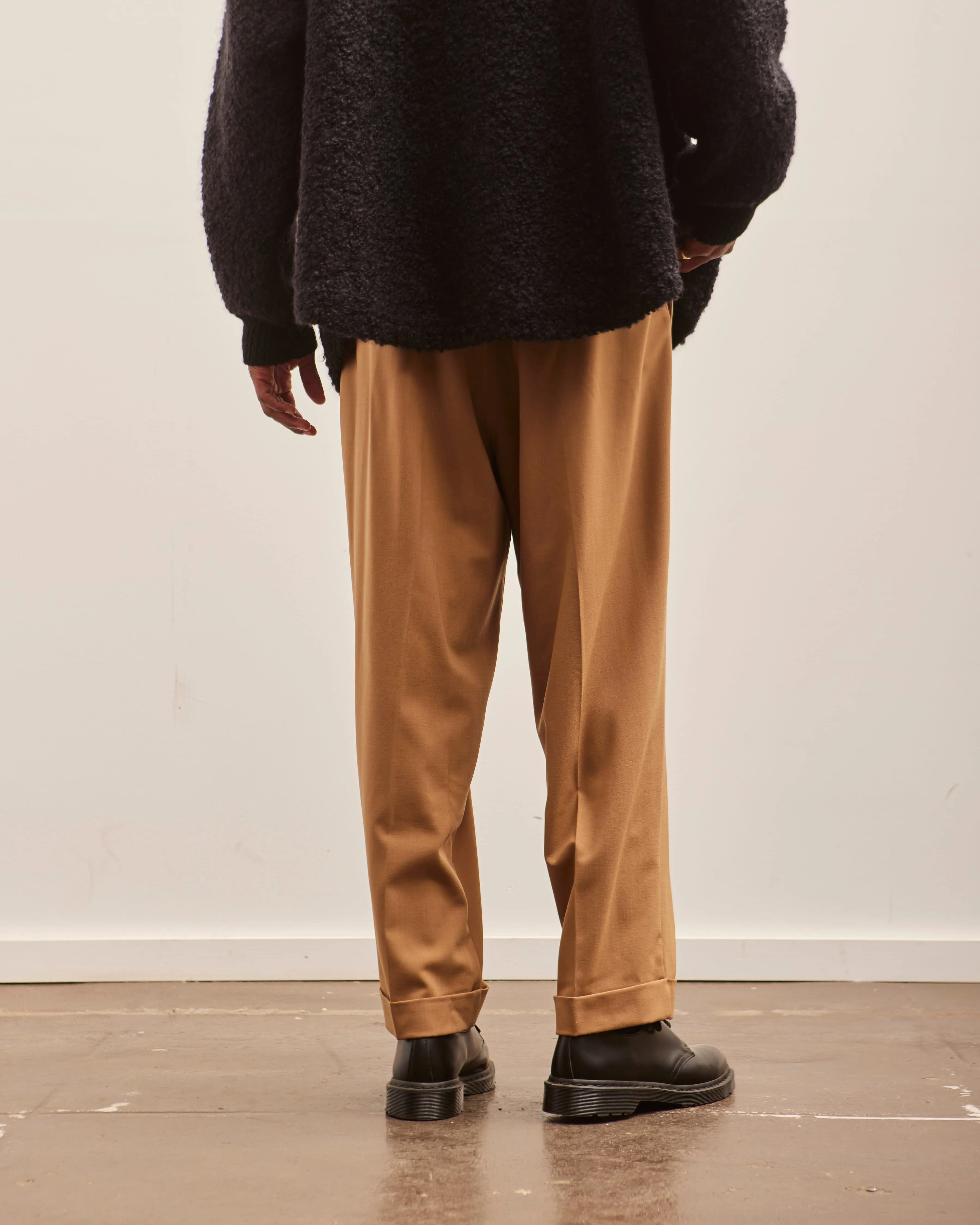 Cordera Unisex Tailoring Masculine Pants, Camel