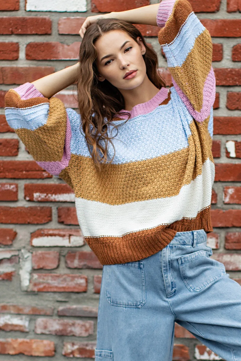 Count My Stripes Sweater