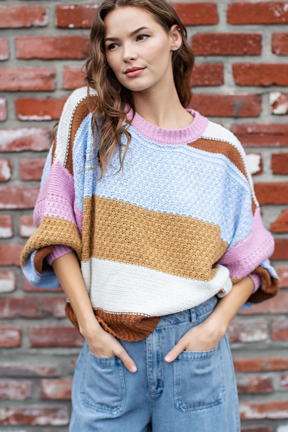 Count My Stripes Sweater