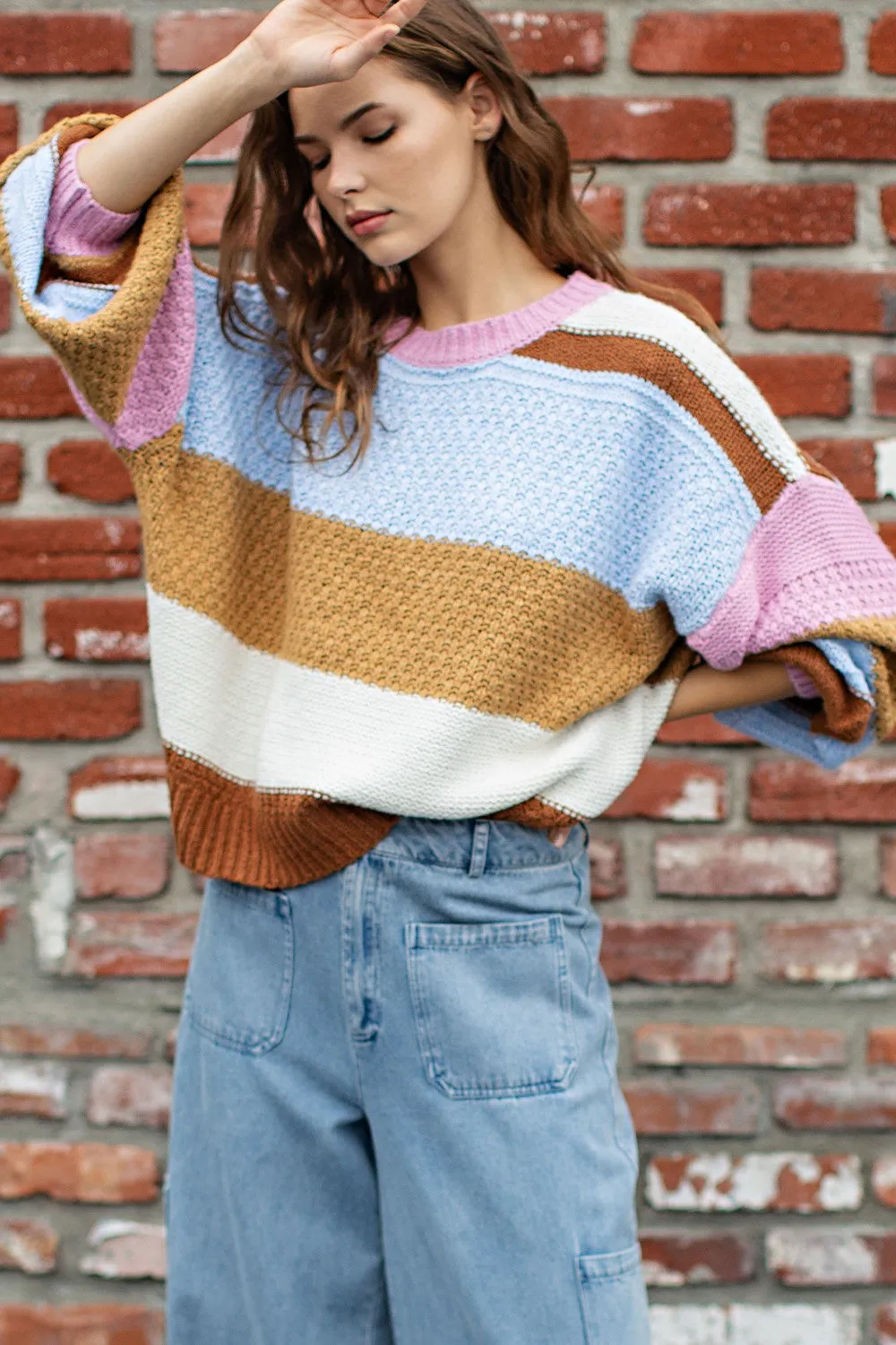 Count My Stripes Sweater