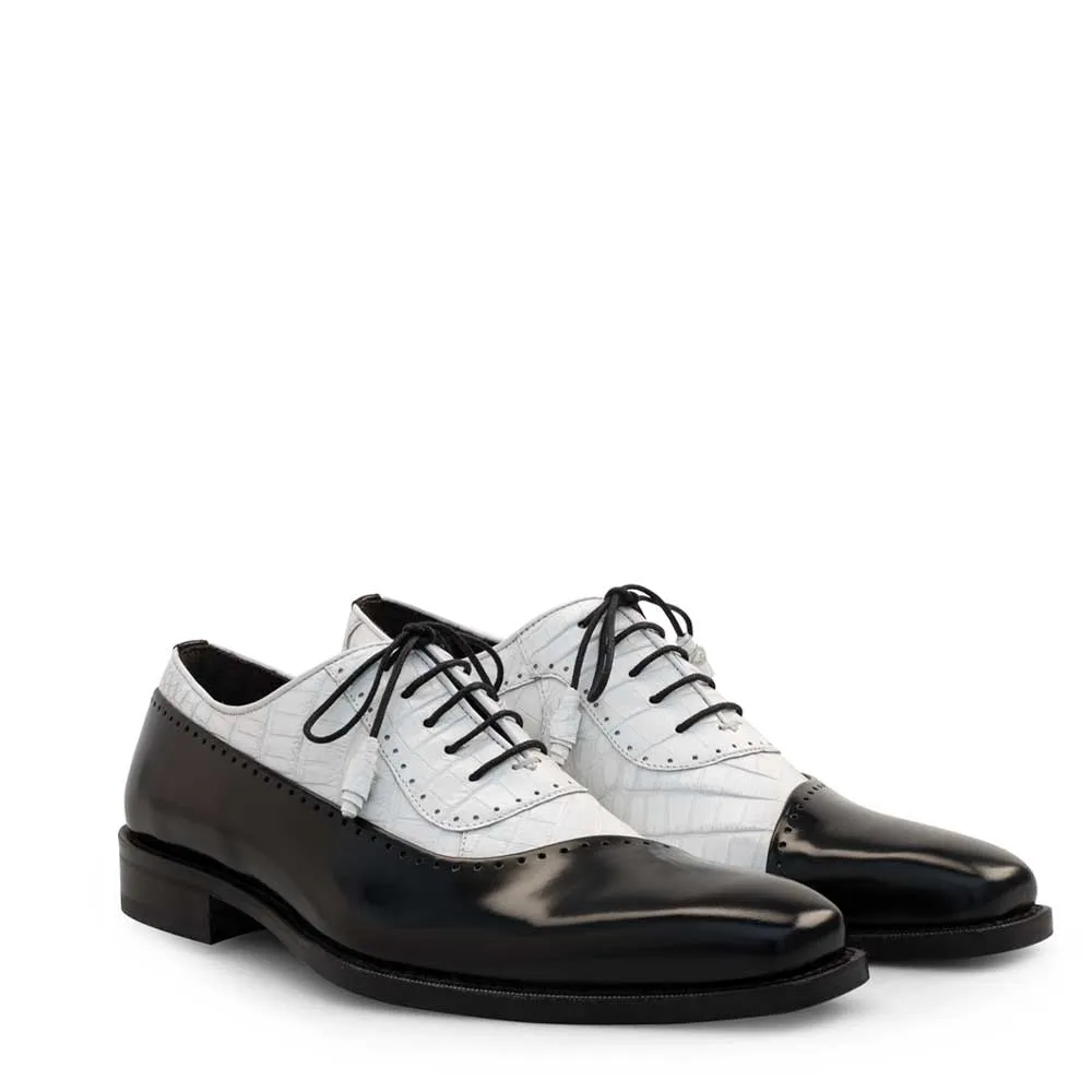 Crocodile/Shine Calf Spectator Oxford