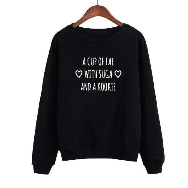 CUP OF TAE SWEATSHIRT💜