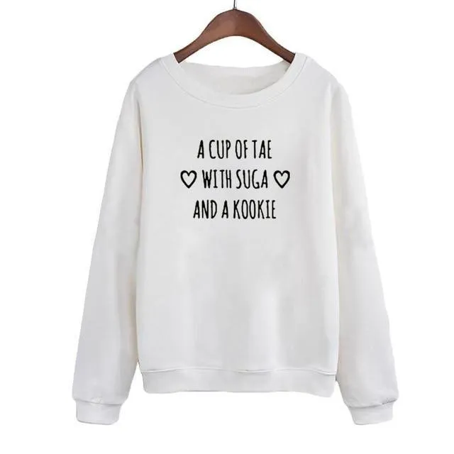 CUP OF TAE SWEATSHIRT💜