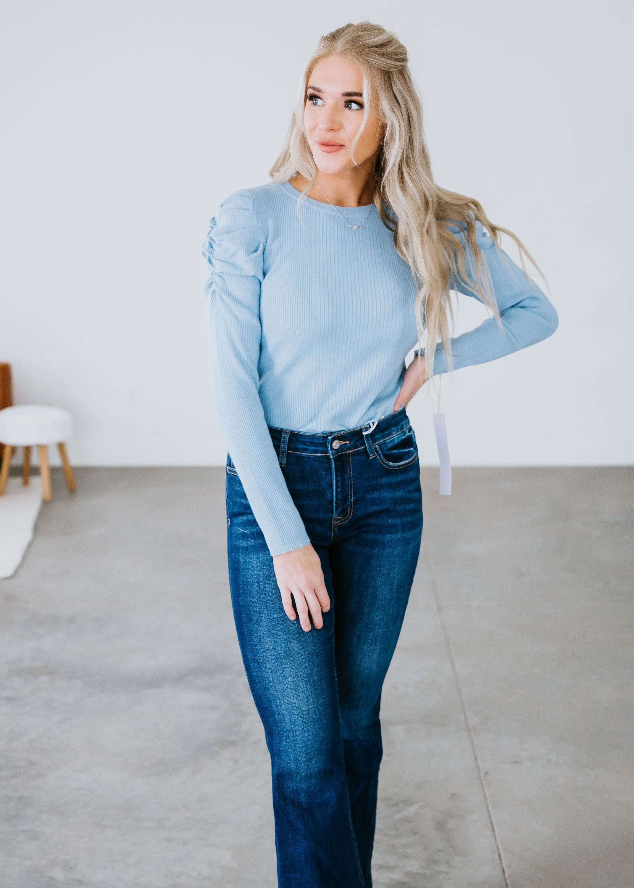 Darcie Puff Sleeve Sweater
