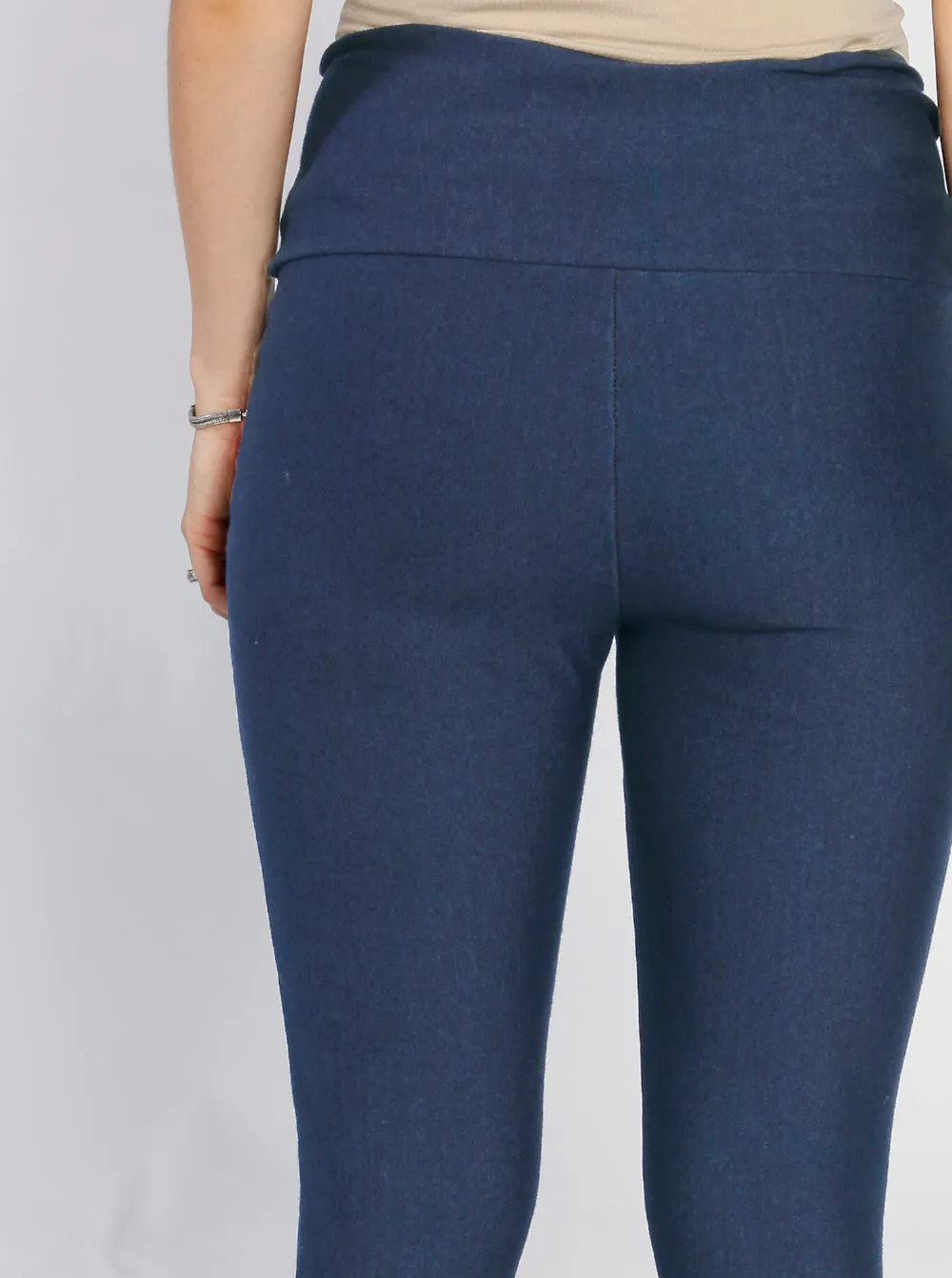 Deluxe High Waist Maternity Denim Jegging