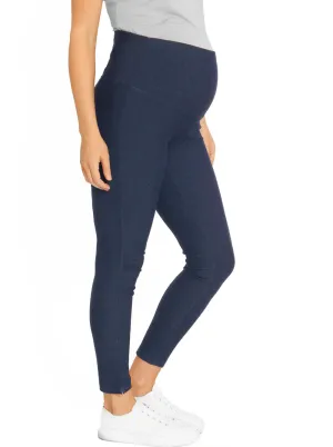 Deluxe High Waist Maternity Denim Jegging