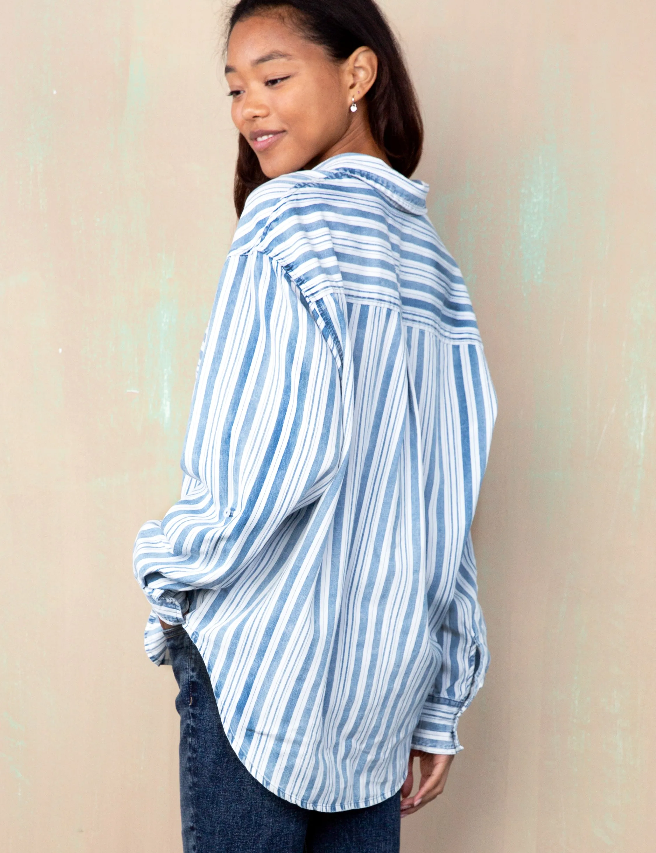 Denim Stripes Shirt