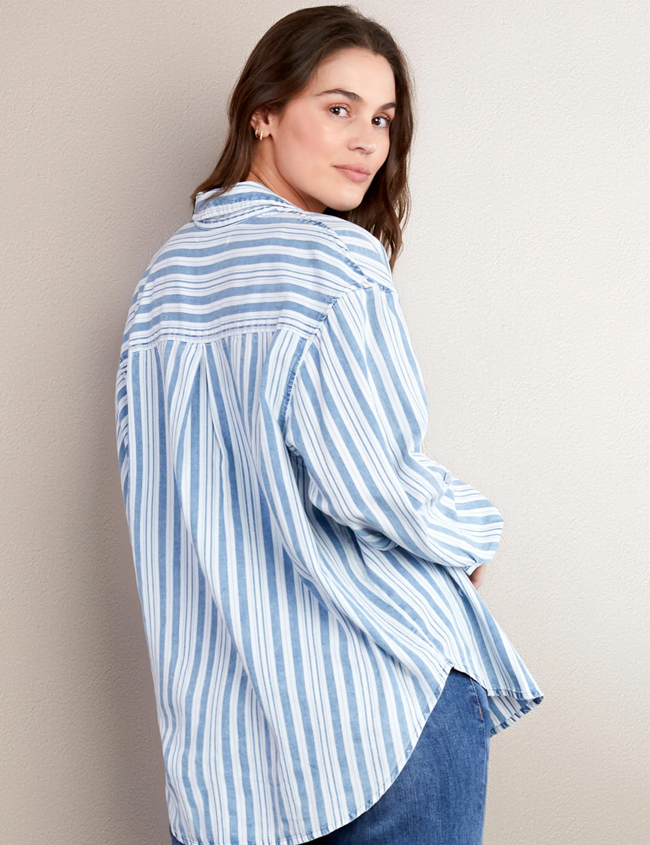 Denim Stripes Shirt