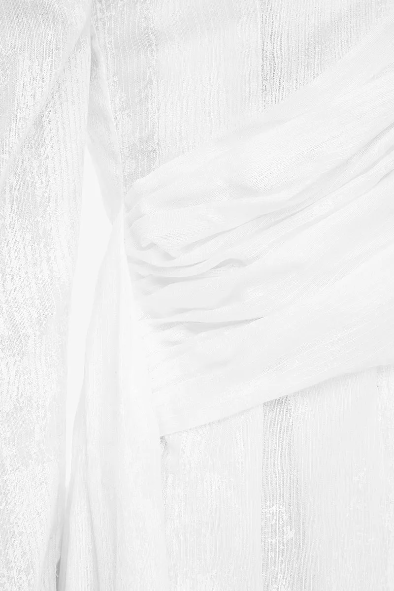 Draped Cotton Top