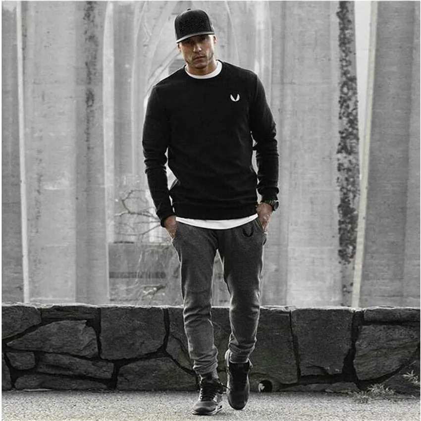 Elastic Skinny Joggers Sweatpants