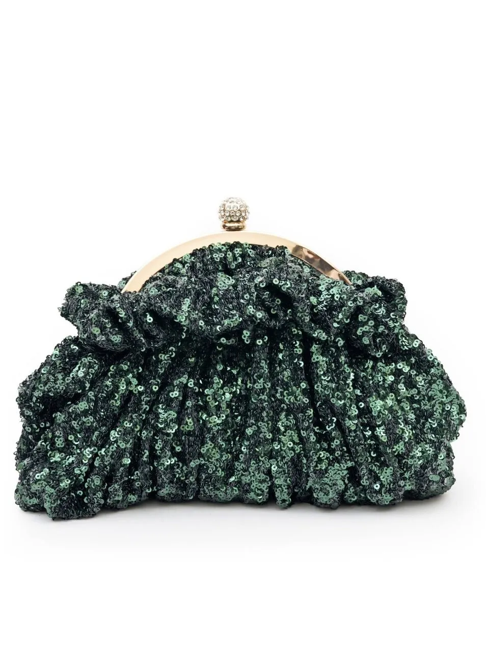 Emerald Green Starlight Clutch Bag