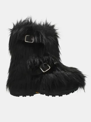 Faux Fur Boots (24-07476-001-BLACK)