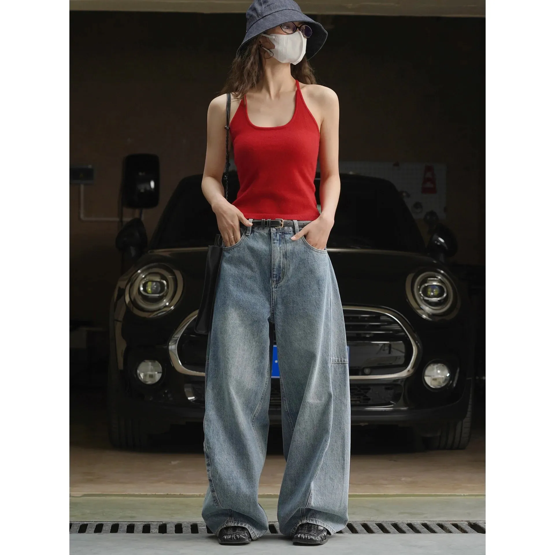 FLYTONN-Summer Sexy Wool Tank Tops Soft, Skin Friendly, Slim Fit Top for Women