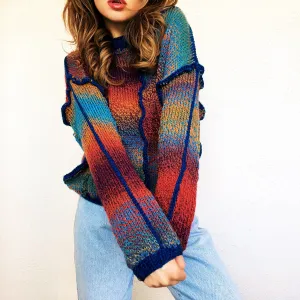 Funky Distressed Knit Sweater