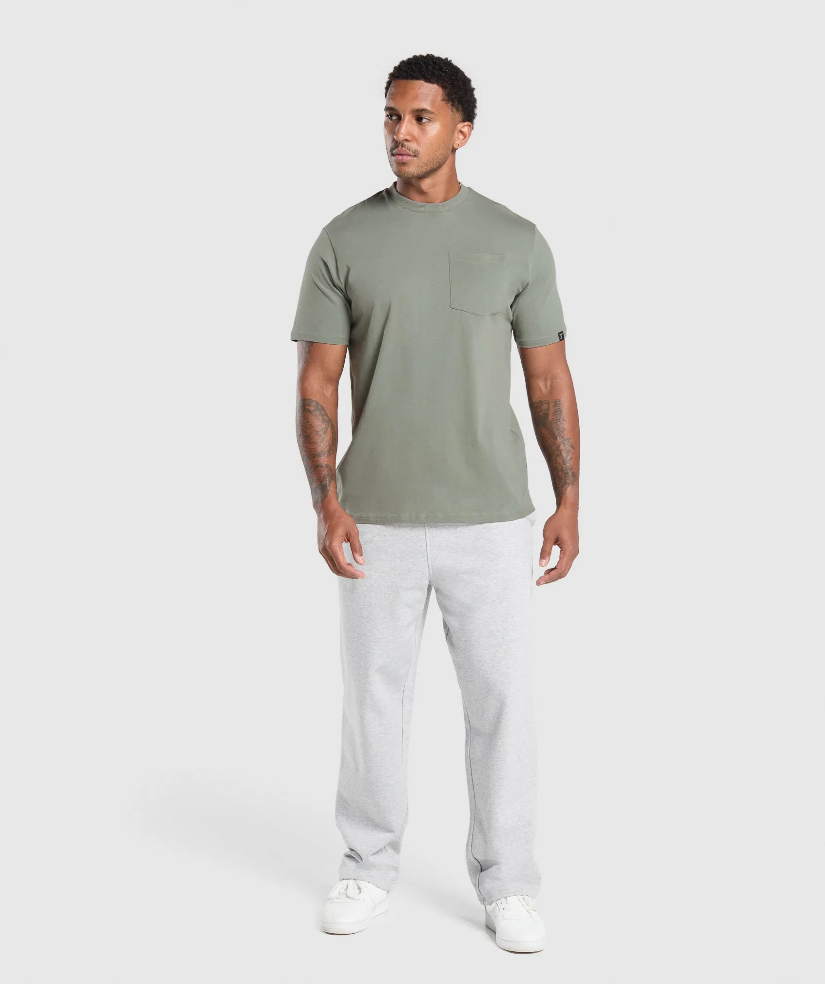 Gymshark Pocket T-Shirt - Unit Green