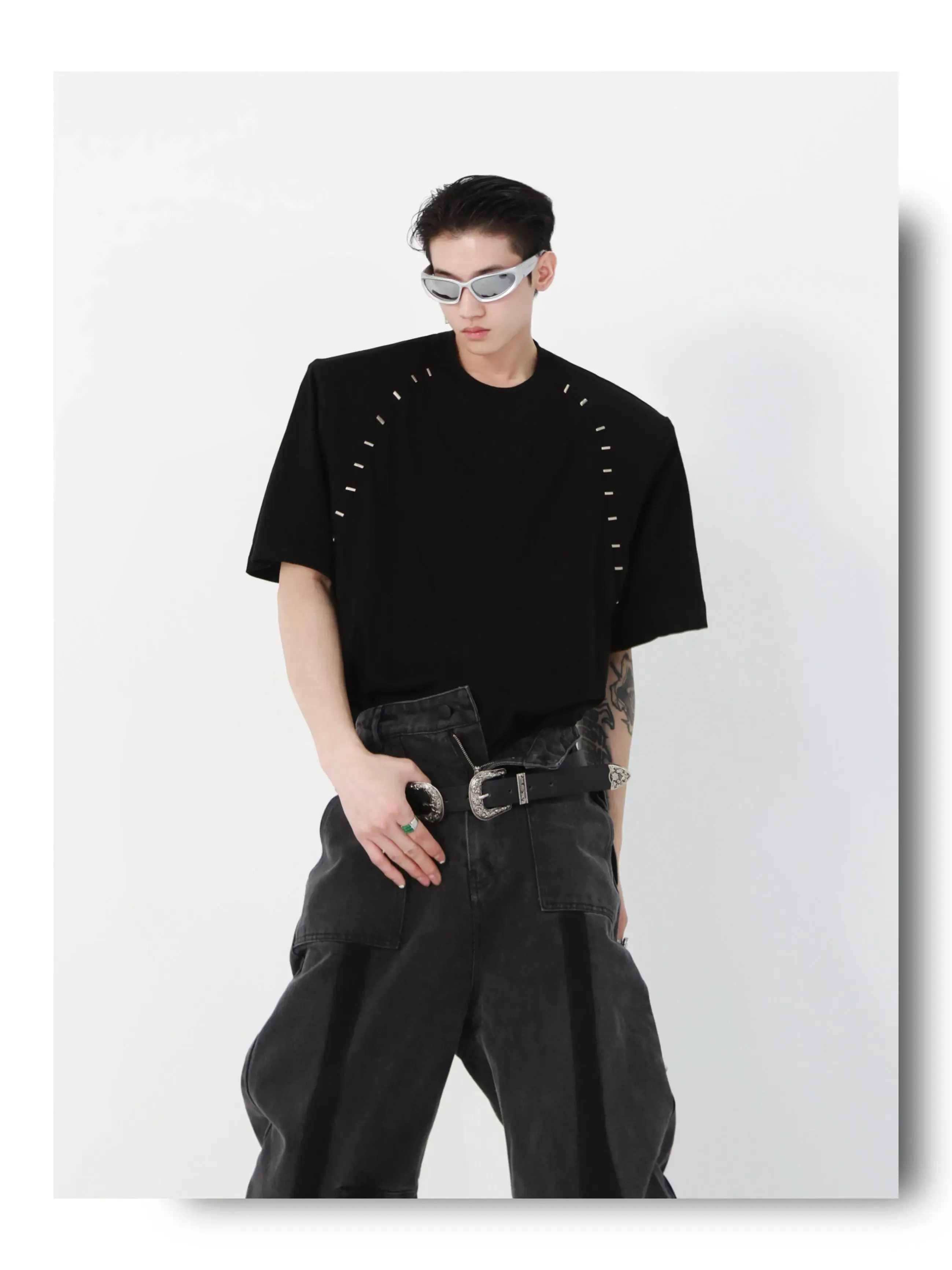 High Shoulder Fashion Shirt