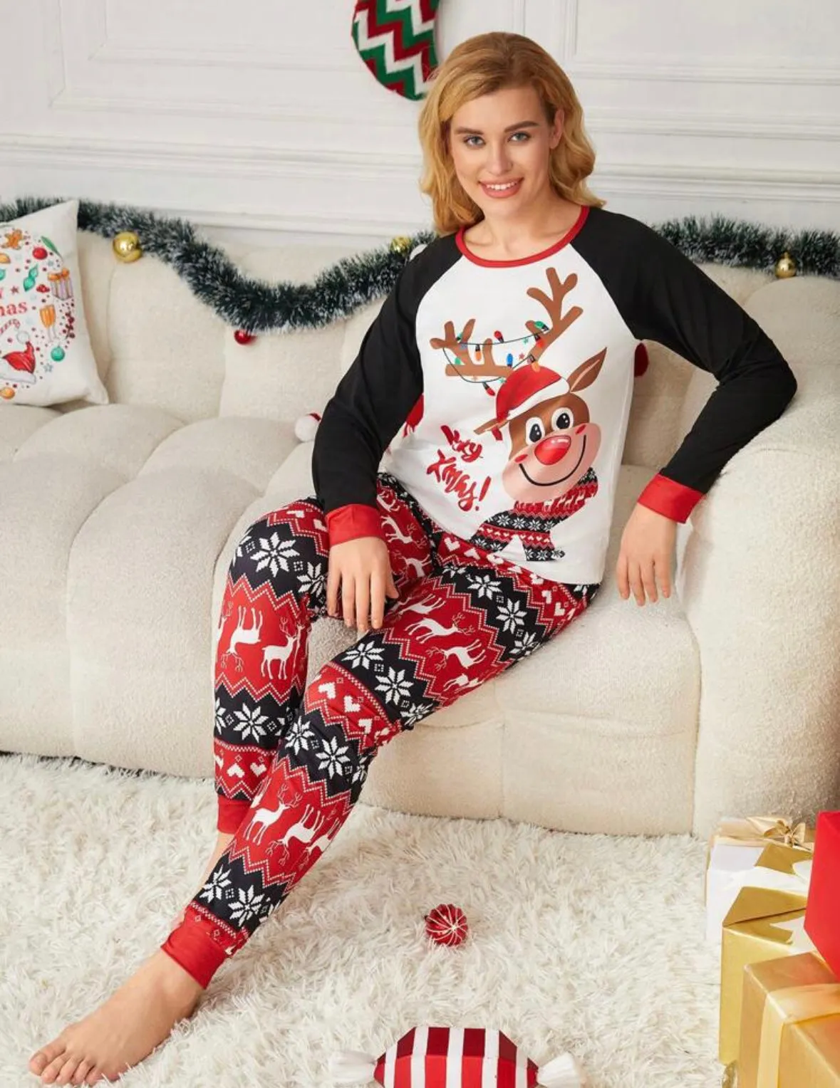 Jingle baby pajama set