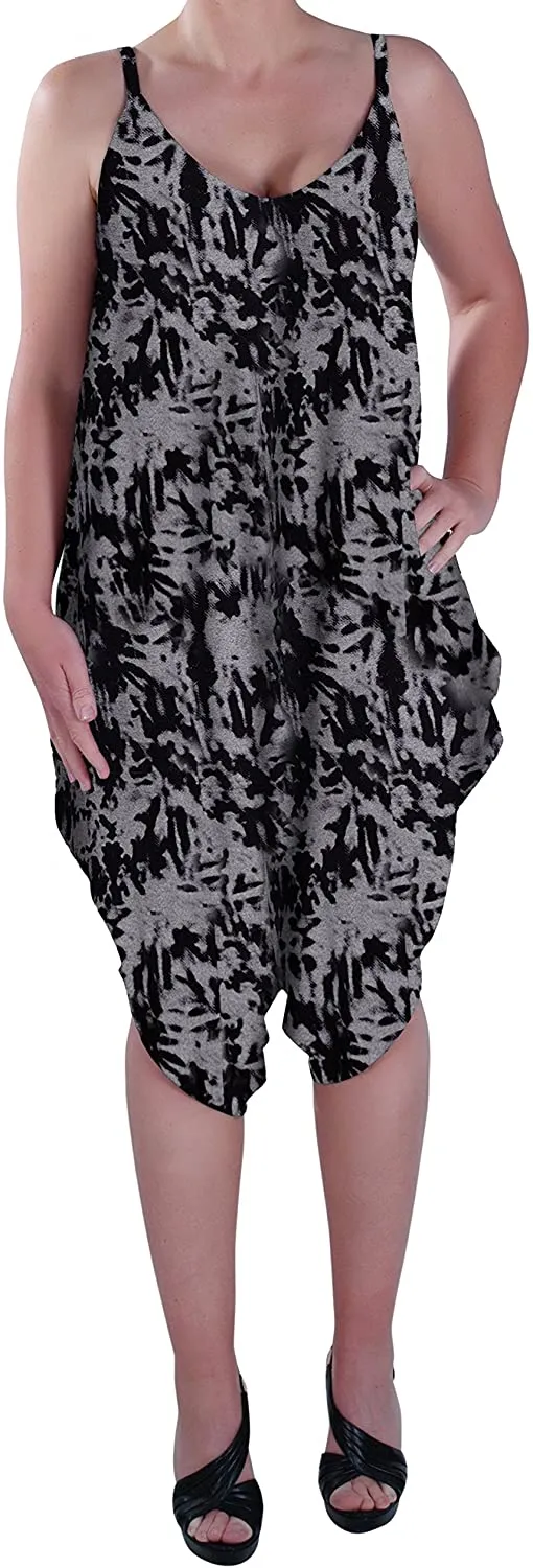 Lagenlook Strappy Jumpsuit Tye Dye