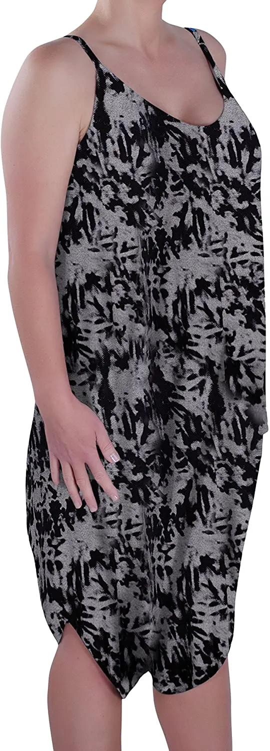 Lagenlook Strappy Jumpsuit Tye Dye