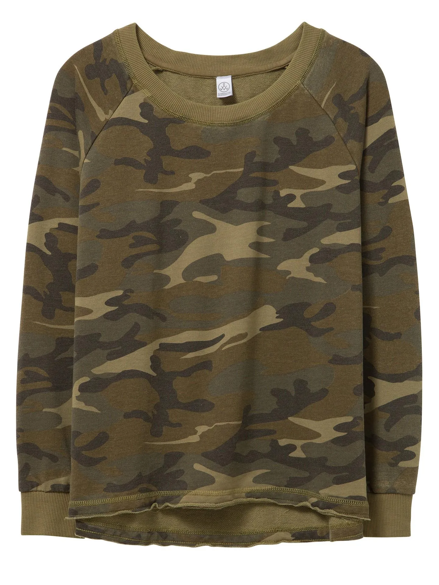 Lazy Day French Terry Pullover (Camo)