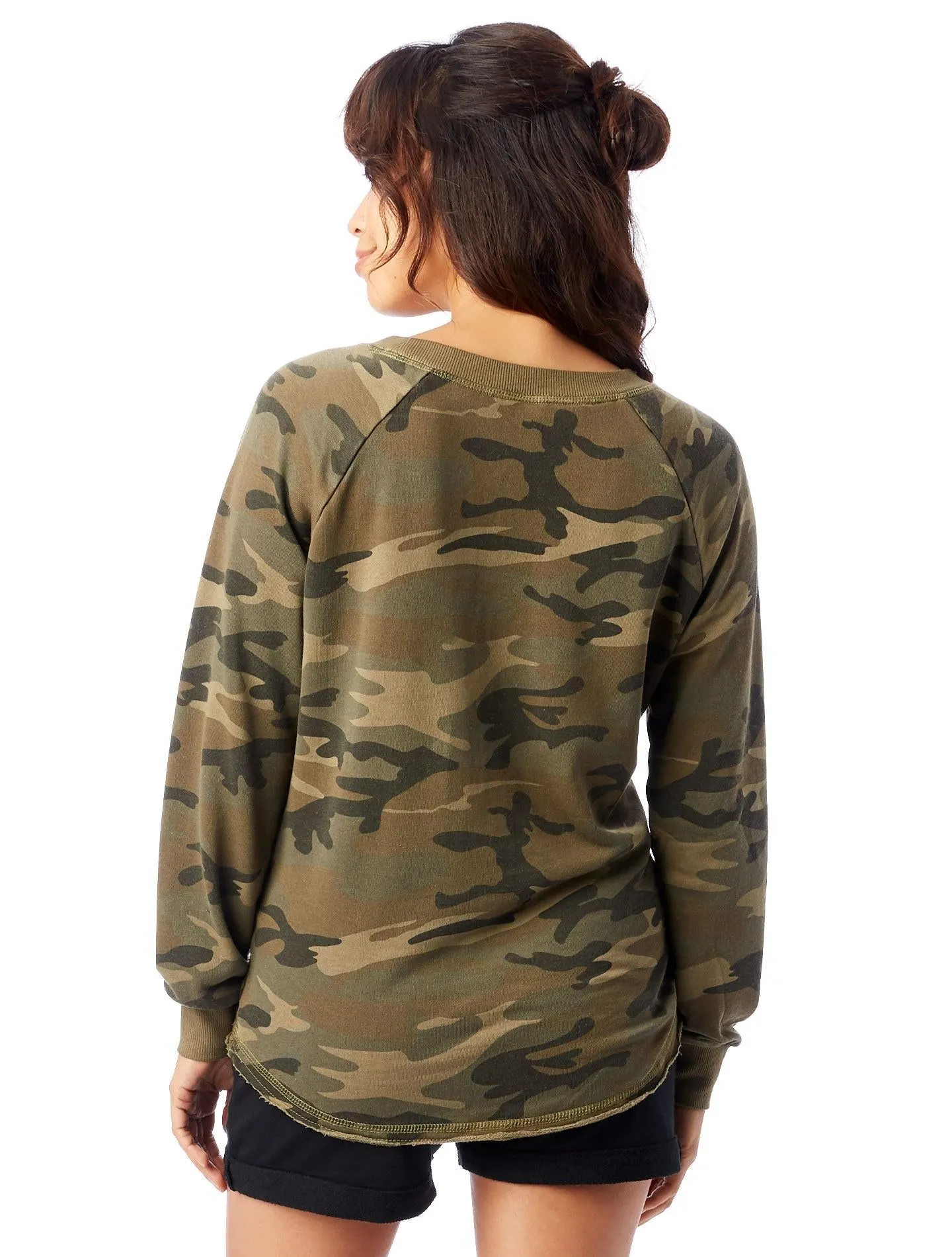 Lazy Day French Terry Pullover (Camo)
