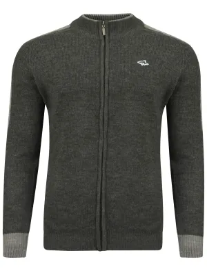 Le Shark Pantani charcoal zip up cardigan