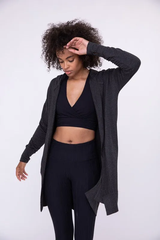 Lindsey Longline Hooded Cardigan with Pockets