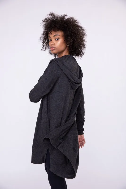 Lindsey Longline Hooded Cardigan with Pockets