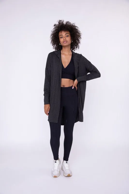 Lindsey Longline Hooded Cardigan with Pockets