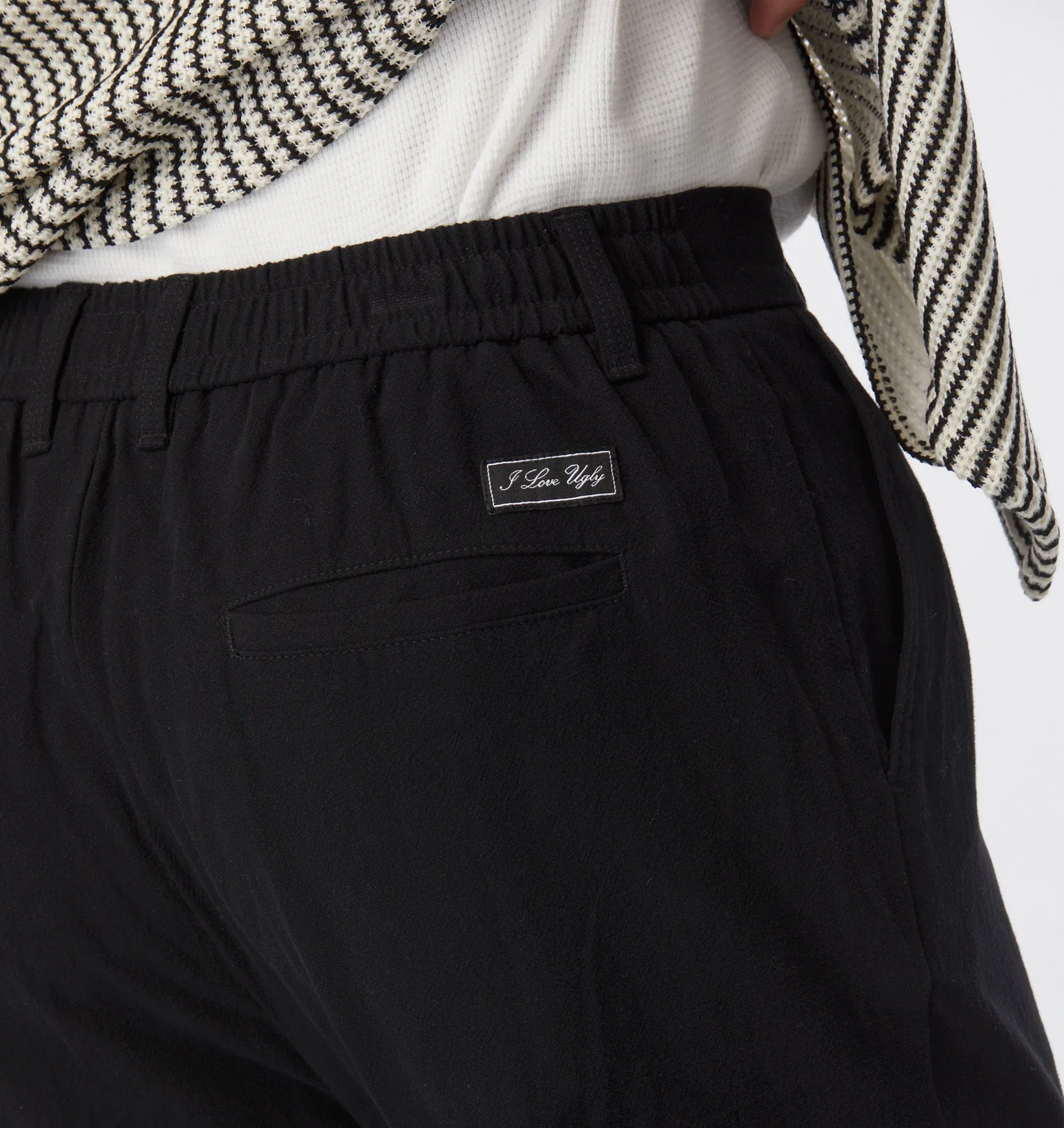 Linen Devin Pant - Black