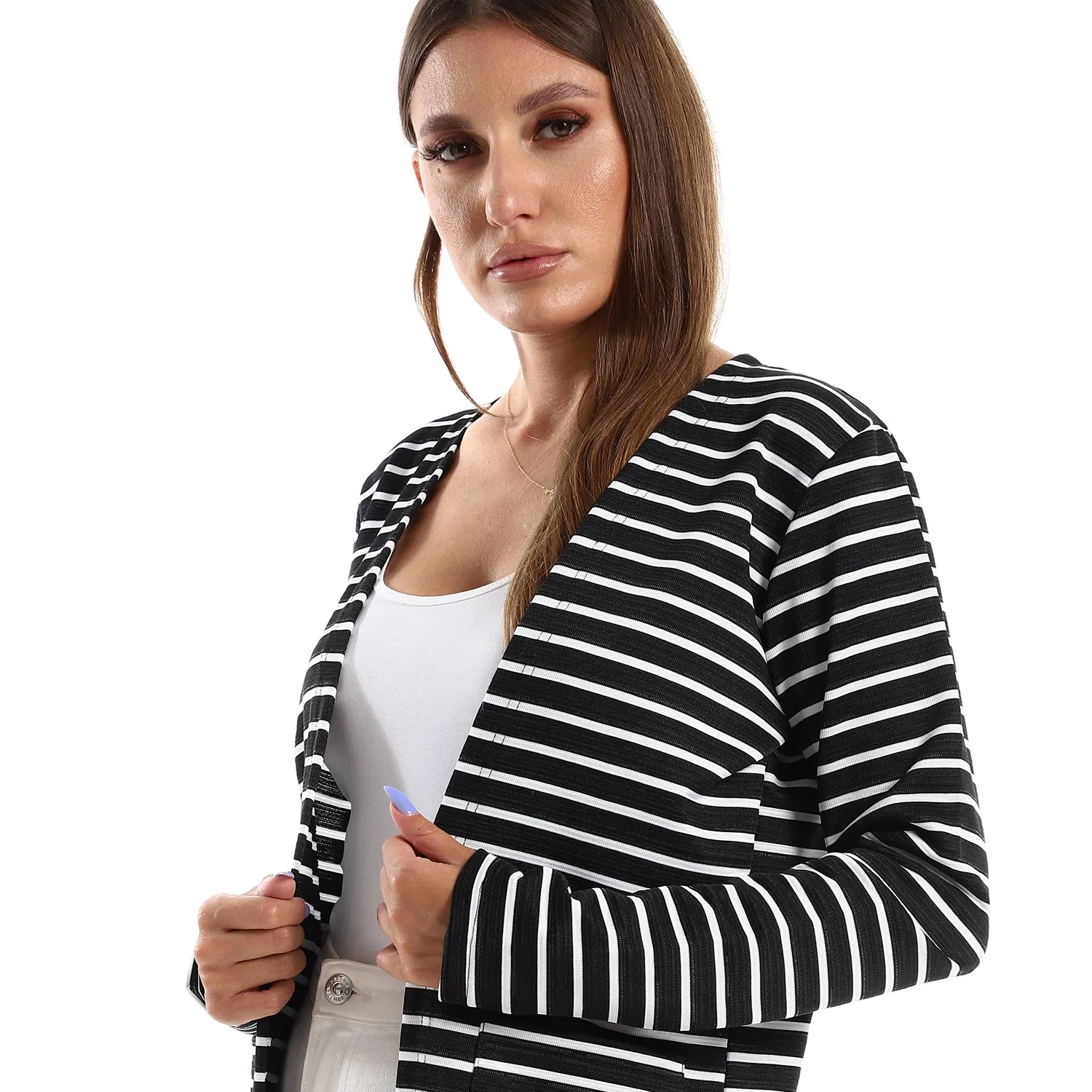 Long Sleeves Slip On Long Cardigan - Kady