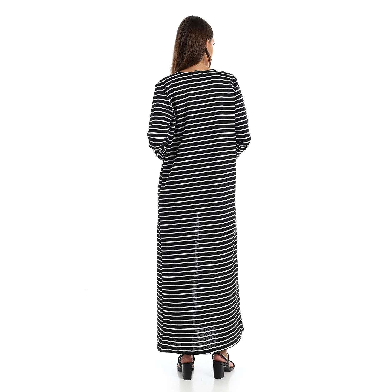 Long Sleeves Slip On Long Cardigan - Kady