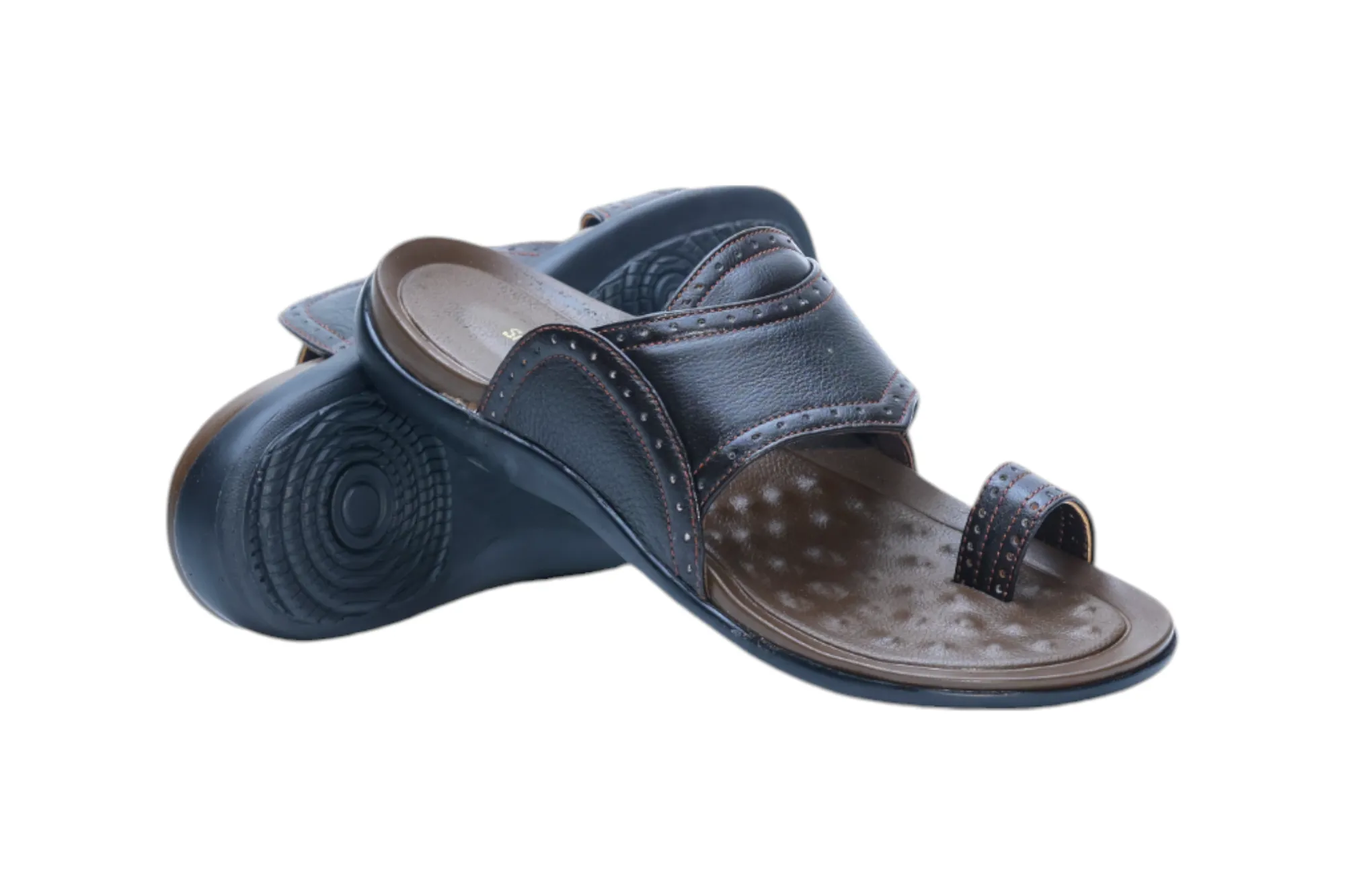 Mens leather chappal 54913