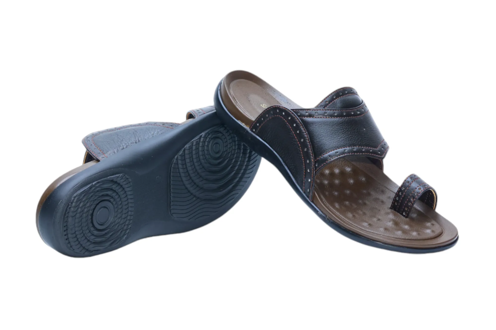 Mens leather chappal 54913