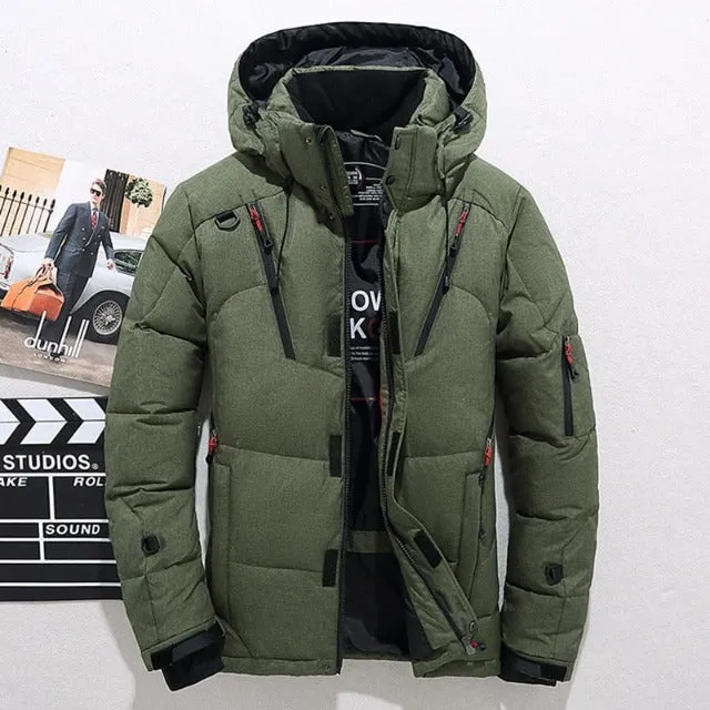 Men's White Duck Down Jacket Men