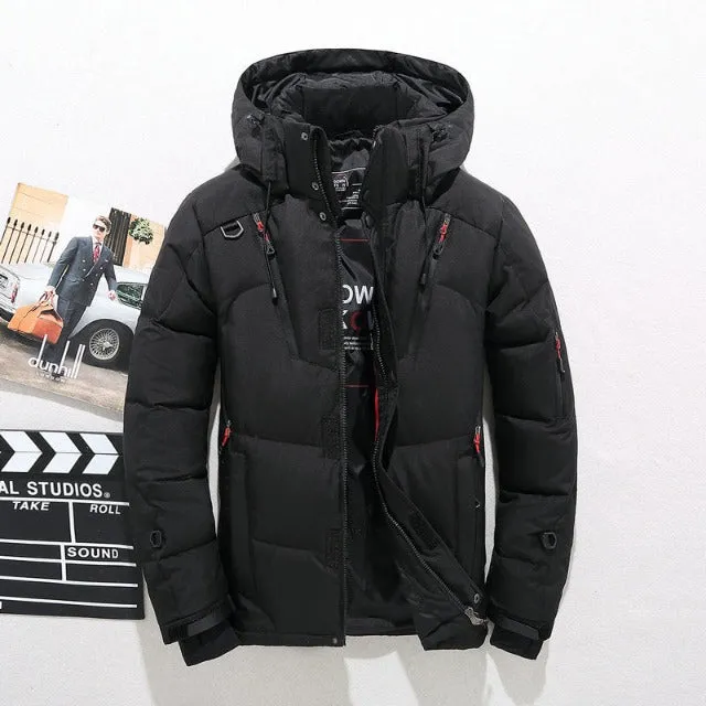 Men's White Duck Down Jacket Men