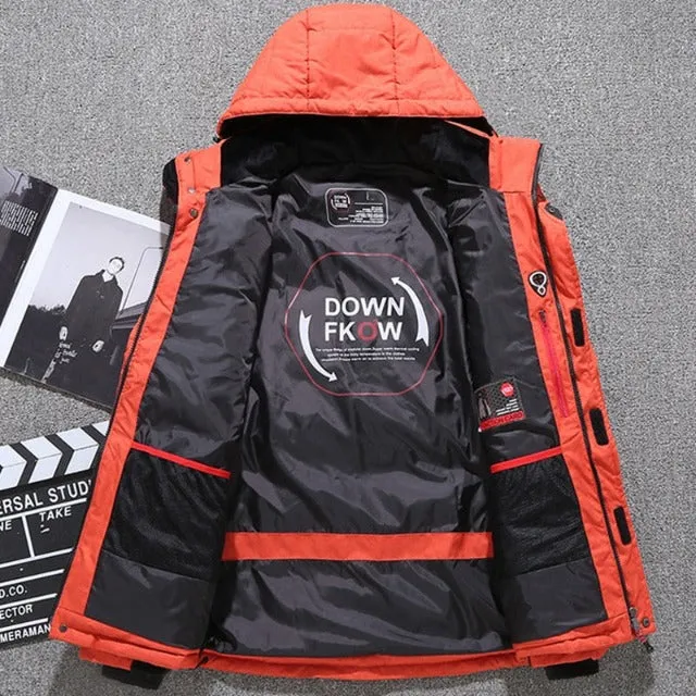 Men's White Duck Down Jacket Men