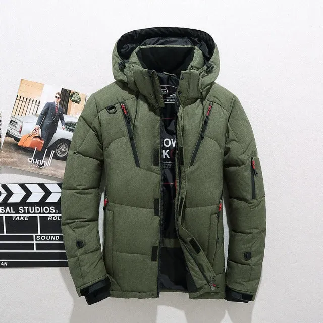 Men's White Duck Down Jacket Men