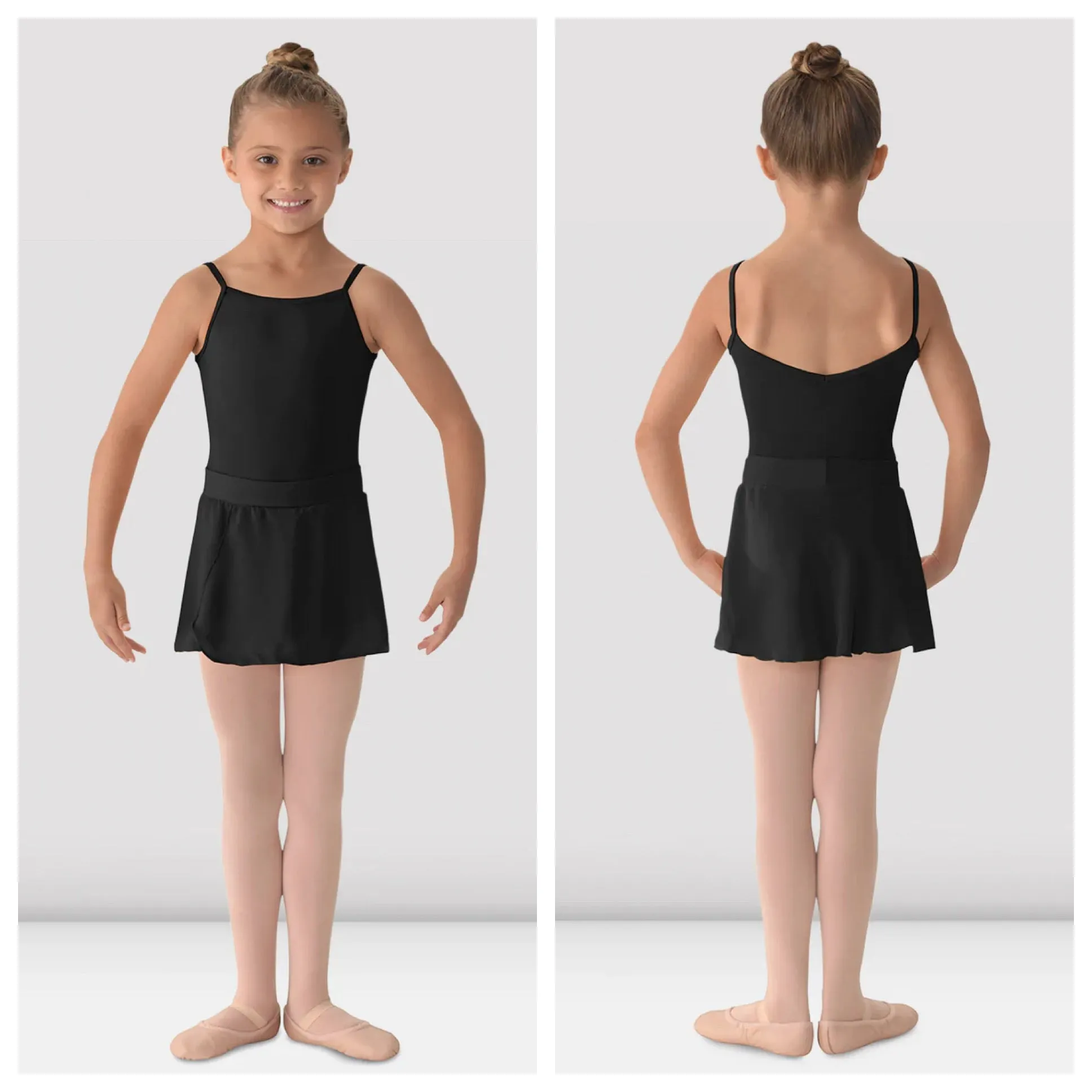 Mirella - Solid Color Skirt - Child (MS12CH) - Black