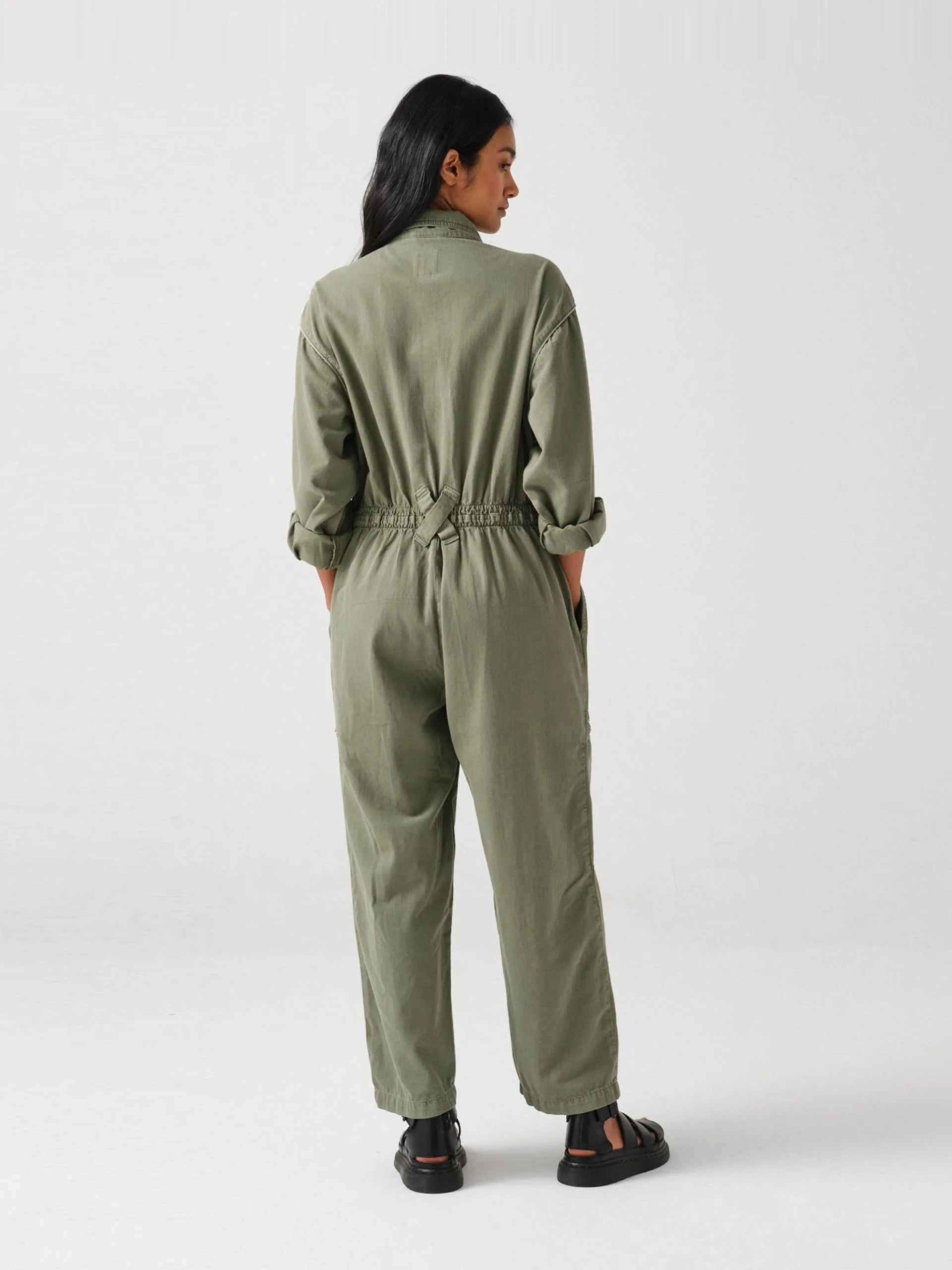 Moss green Amelia all in one